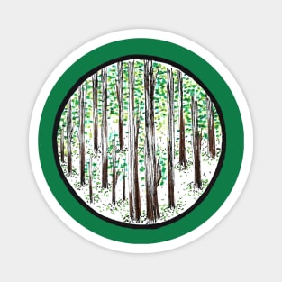 land trees ecopop Magnet